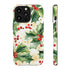 Christmas Holly on a Golden Background - Impact Resistant Phone Case iPhone 13 Pro Matte